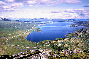 Aussicht Richtung Osten: der Vinstravatn