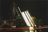 Die Eismeerkathedrale bei Nacht