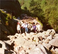 Auf dem Weg zur Kanzel