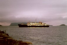 Die Lofoten gegen Mitternacht