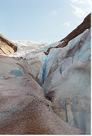 Gletscherstirn des Briksdalsbreen